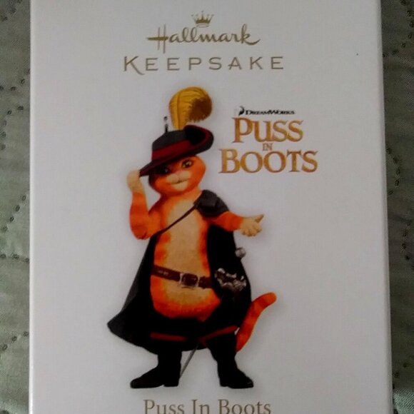 Puss in BOOTS 2011 Hallmark Ornament QXI2617 Old Stock - Picture 2 of 12